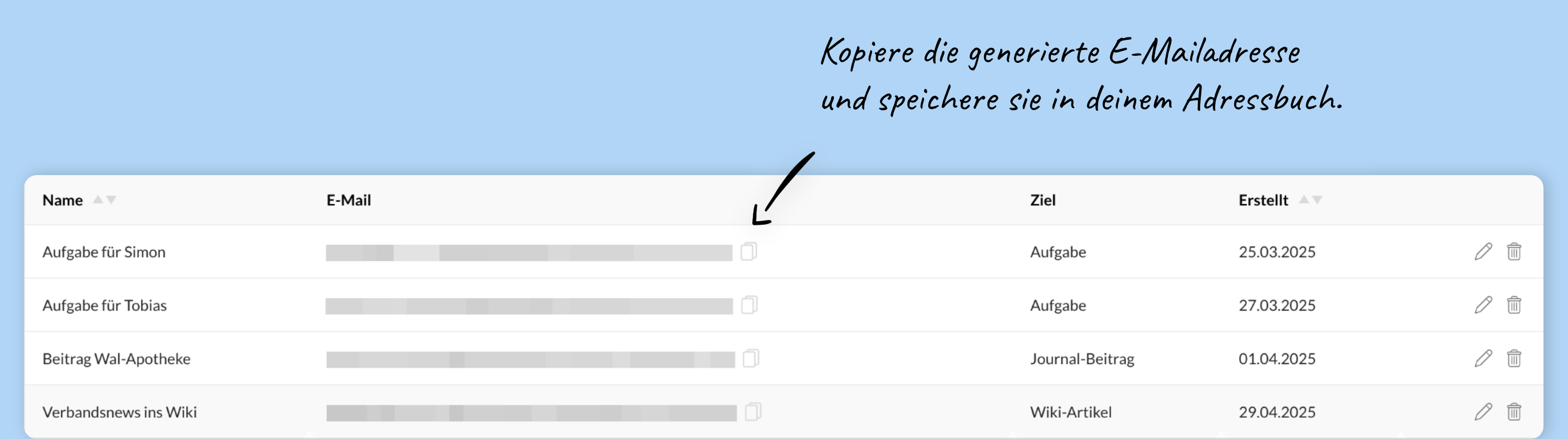 mail-at-apocollect-adressen